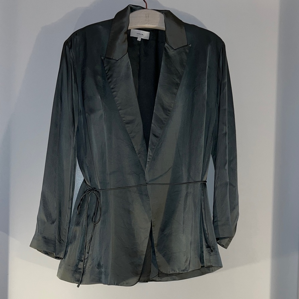 Vince Satin Blazer